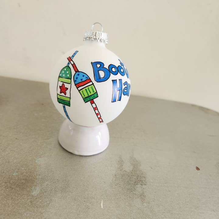 Kirsten in Color - Wholesale Ornament - Custom Name Hand Painted Glass Ball Ornament