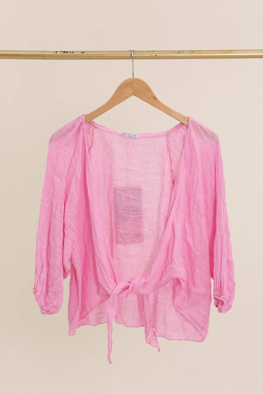 la maison des fibres naturelles - Wholesale Blouse - Dames - Linnen overslagtop 621286 van 100% linnen0