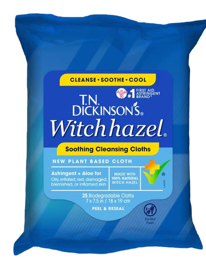 Lingettes Nettoyantes Astringentes à Base de Plantes Dickinson Aloe 4CT pour la vente par Majesitc Health