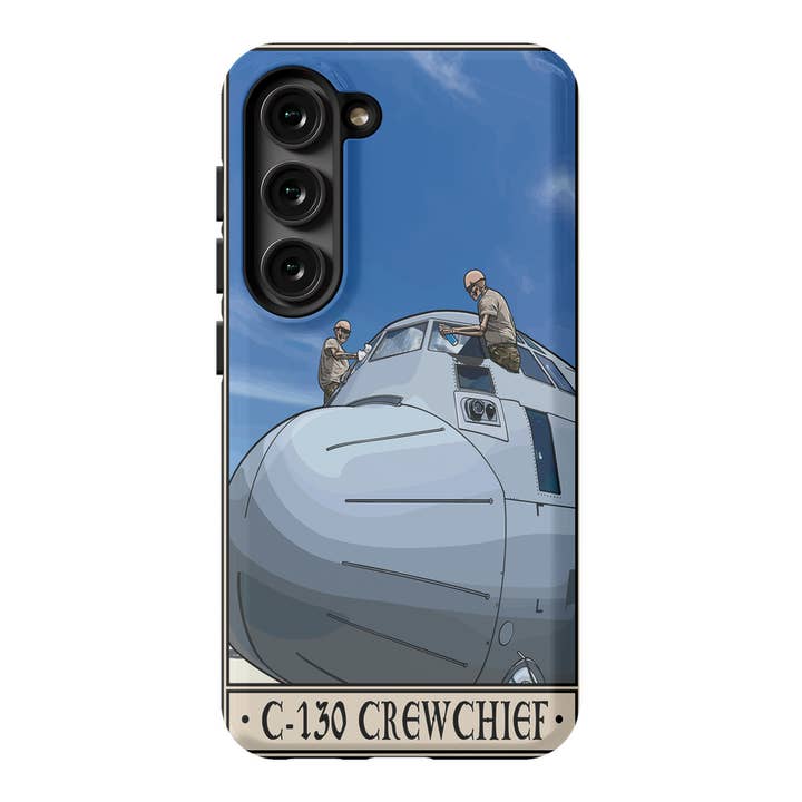 C-130 Crew Chief Phone Case for wholesale by Platoon Daddy LLC