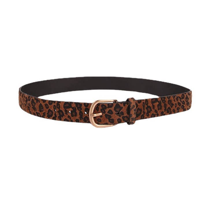 Dipped Shop - Wholesale Belt - Women's - Leopard Print Punk Vintage Belt DPWB0306