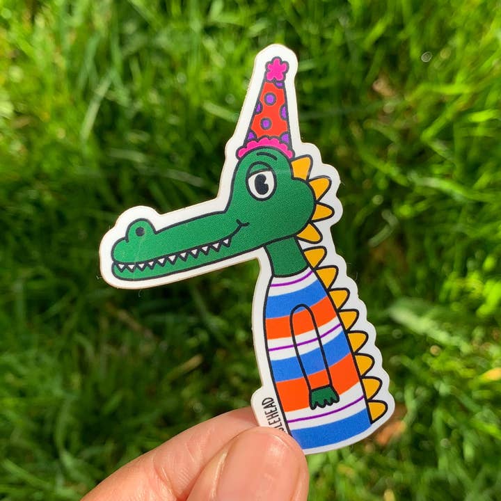 Party croc vinylklistermärke för wholesale av Marblehead