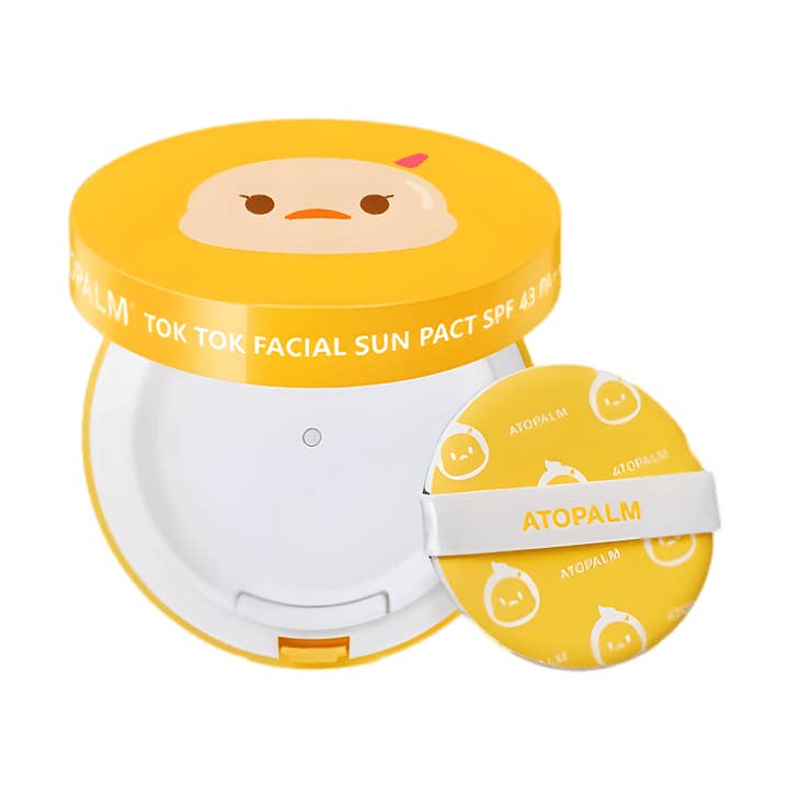 Tok Tok Kids Facial Sunscreen Cushion SPF43 PA+++ 0.53 oz for wholesale by Yami