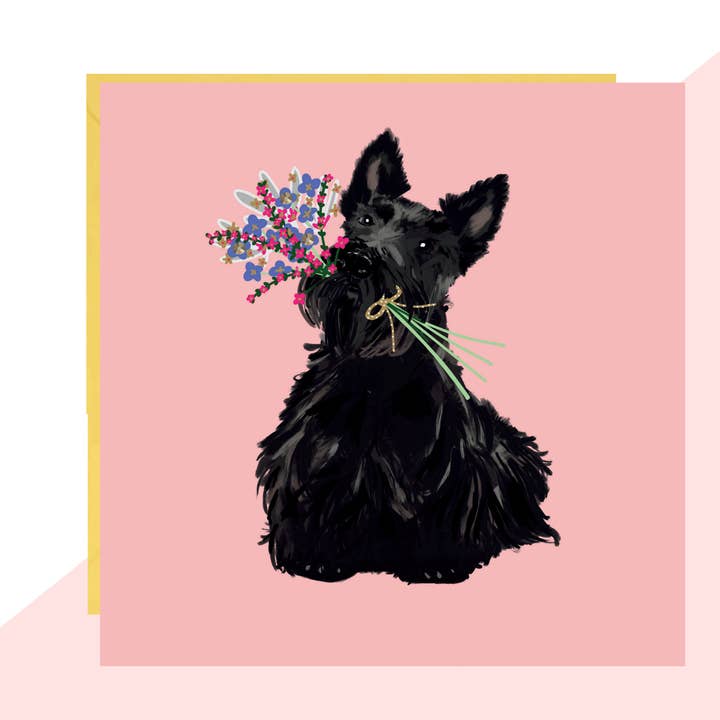 Carta Scottie Dog per la vendita all'ingrosso da parte di Lottie Simpson