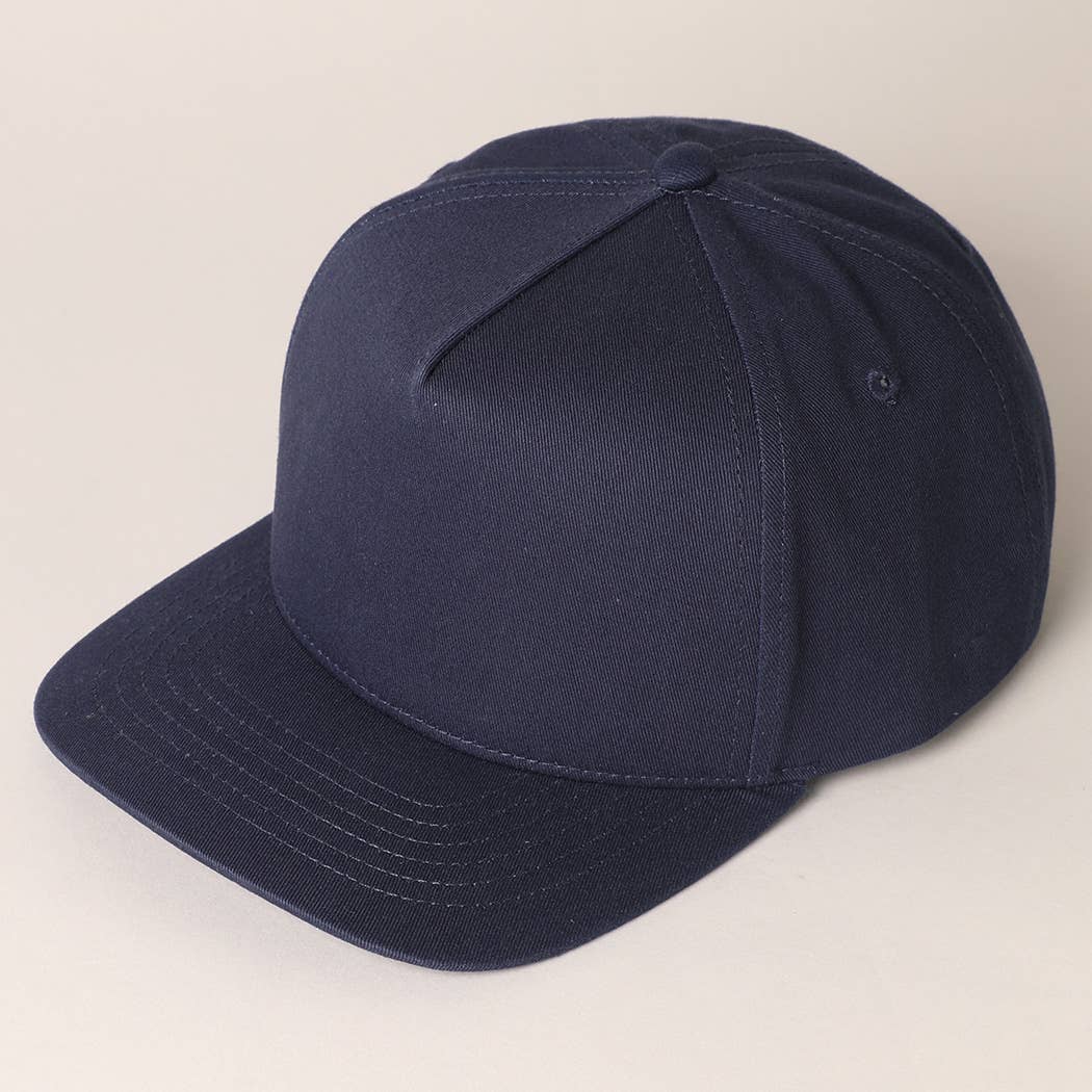 Fashion City - Wholesale Baseball Cap - Unisex - Solid Colored Cotton 5 Panel Baseball Cap26