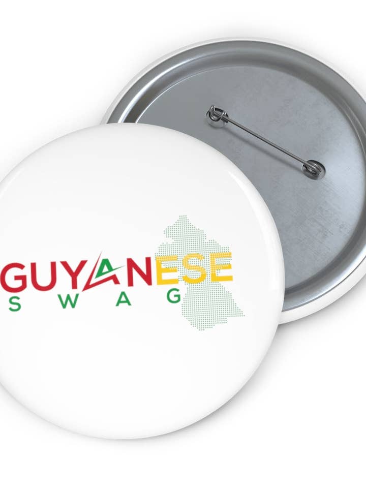 Boutons d'épingle Guyanese Swag™ pour la vente par Guyanese Swag
