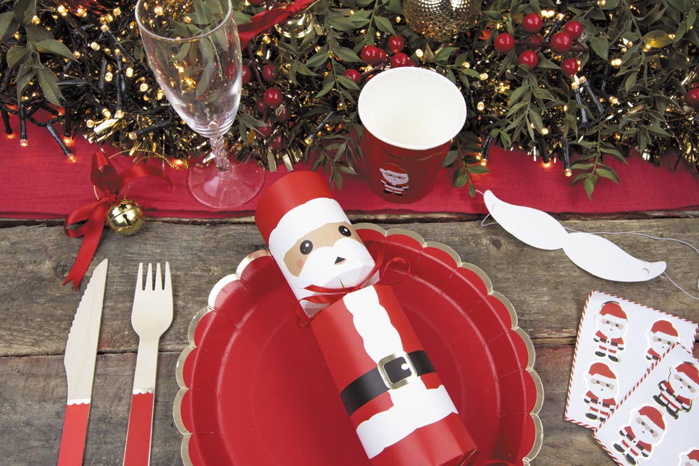 Tim&Puce Factory - Vendita all'ingrosso Decorazione natalizia - Crackers Sweety Xmas confezione da 52