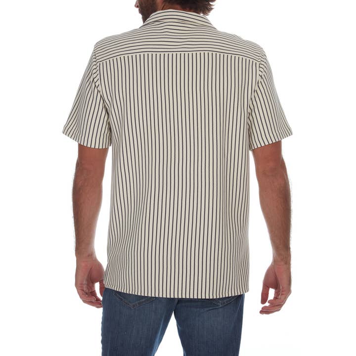 Cream Aldo Striped Shirt for wholesale on Faire