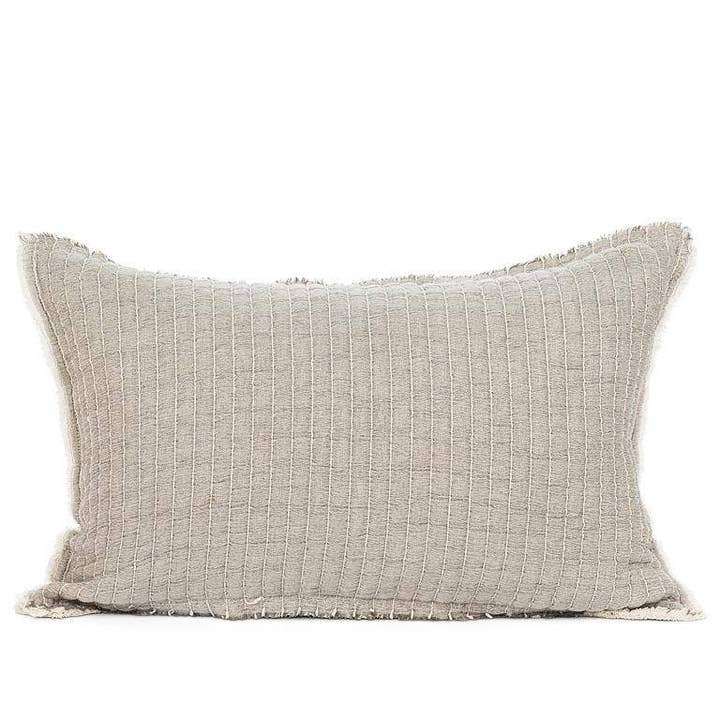 Almofada Retangular Overstitch Gry-24x16" H por atacado de Abbott Collection