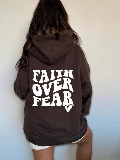 Faith Over Fear Hoodie for wholesale by ASH Originals Co
