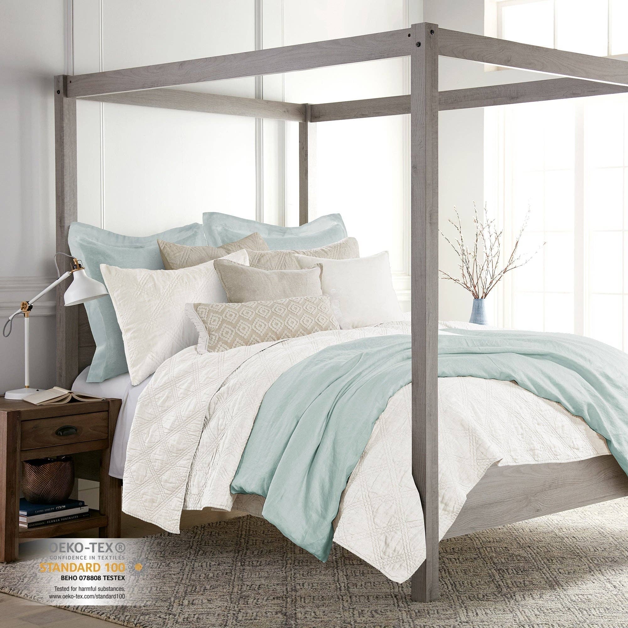 Levtex Home – Edredão por atacado – Colcha de linho lavado36