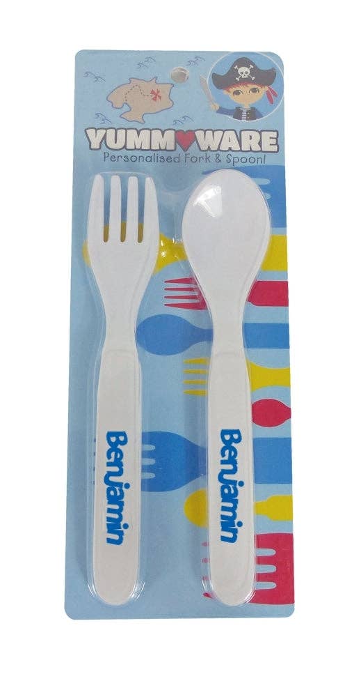 Instant Gifts International – Großhandel Besteckset – Kind & Baby – Melaminbesteck - Namen10