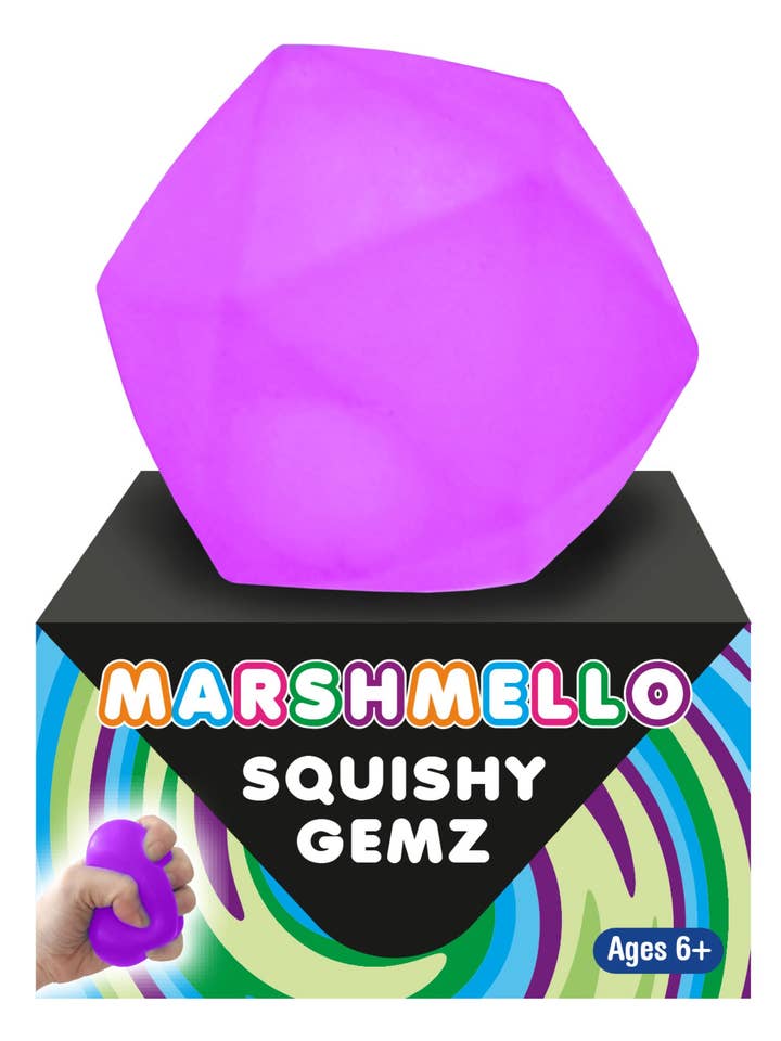 Marshmello Squishy Gemz - Stocking Stuffer for wholesale by Zorbitz