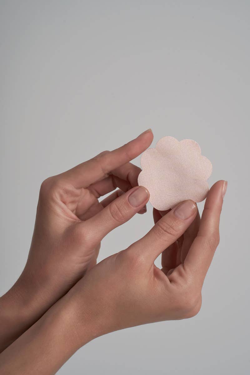 Bye Bra US - Vente Ruban/scotch cache-téton – femme - Rouleau de bande de poitrine+couvre-tétons en satin A-F+3