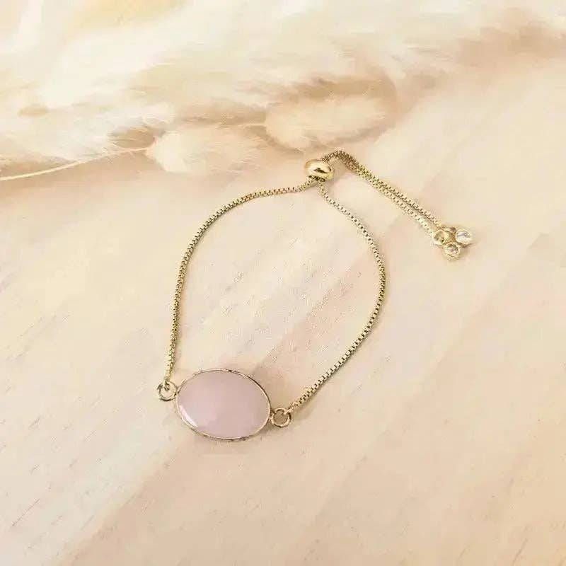 L'Atelier d'Eva - Wholesale Beaded Bracelet - Baby Blues Pink Quartz Bracelet5