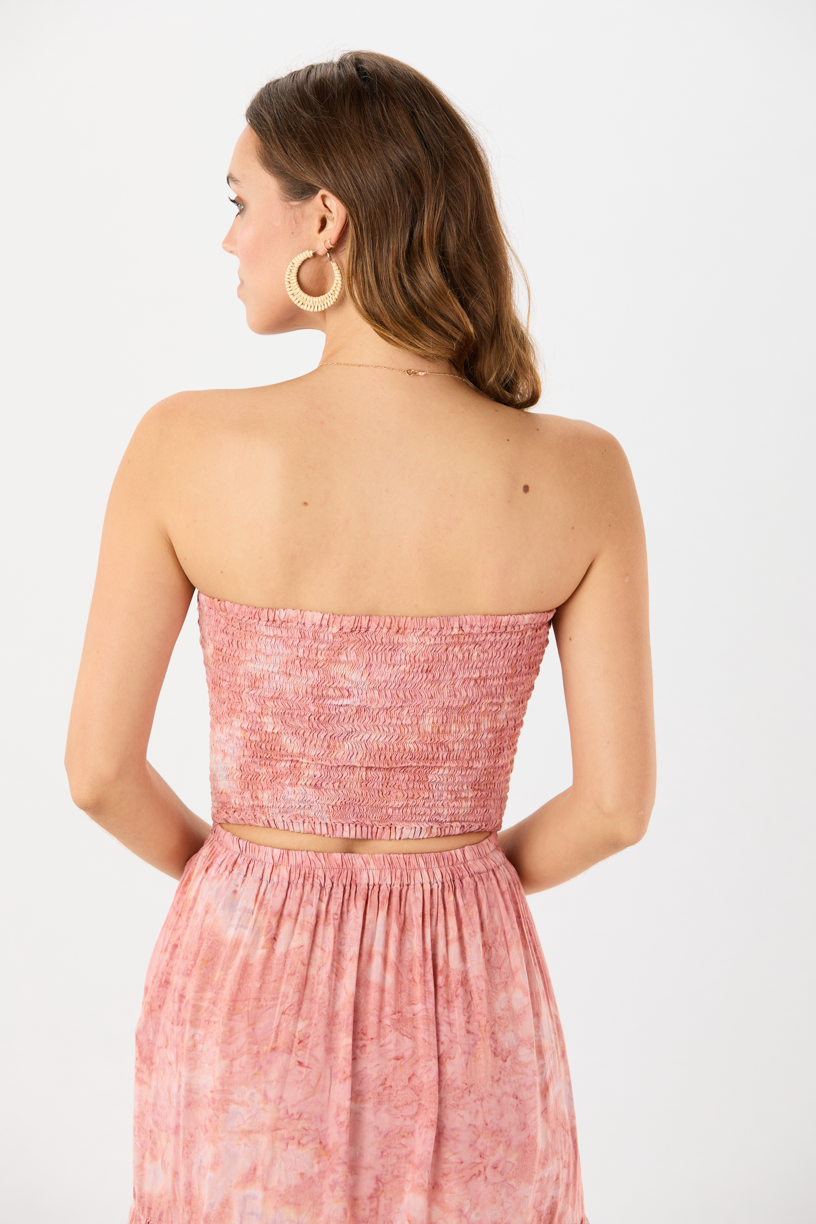 Marbled Mauve Boracay Mini Dress for wholesale on Faire6