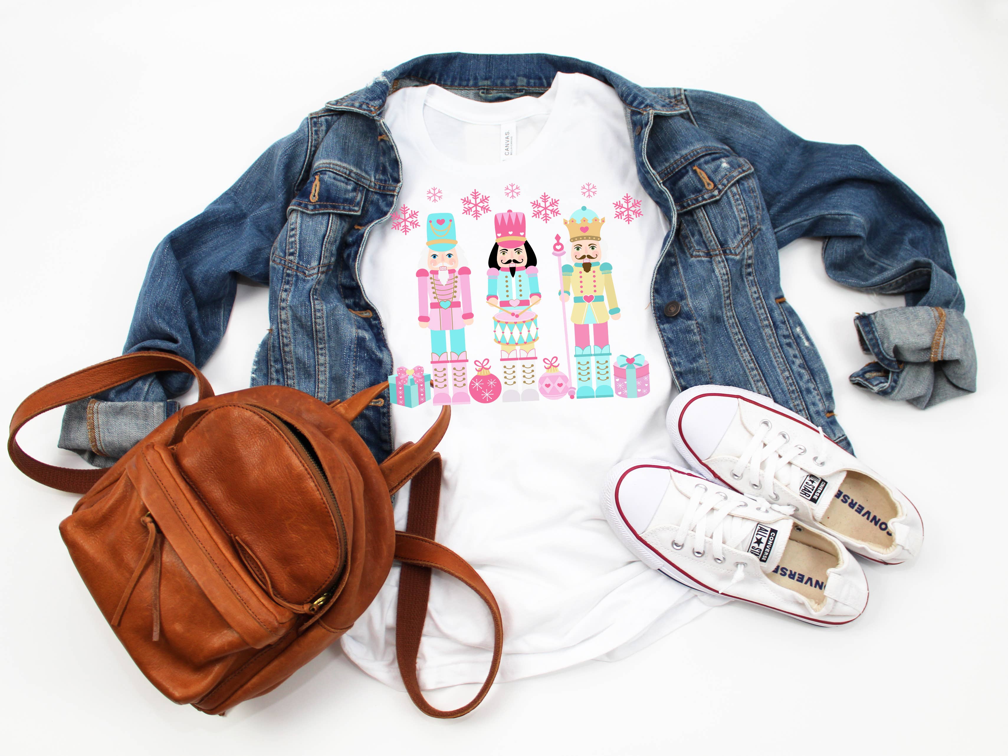 Simply Tees - Vente T-shirt sérigraphié – femme - T-shirt graphique Casse-noisettes de Noël0