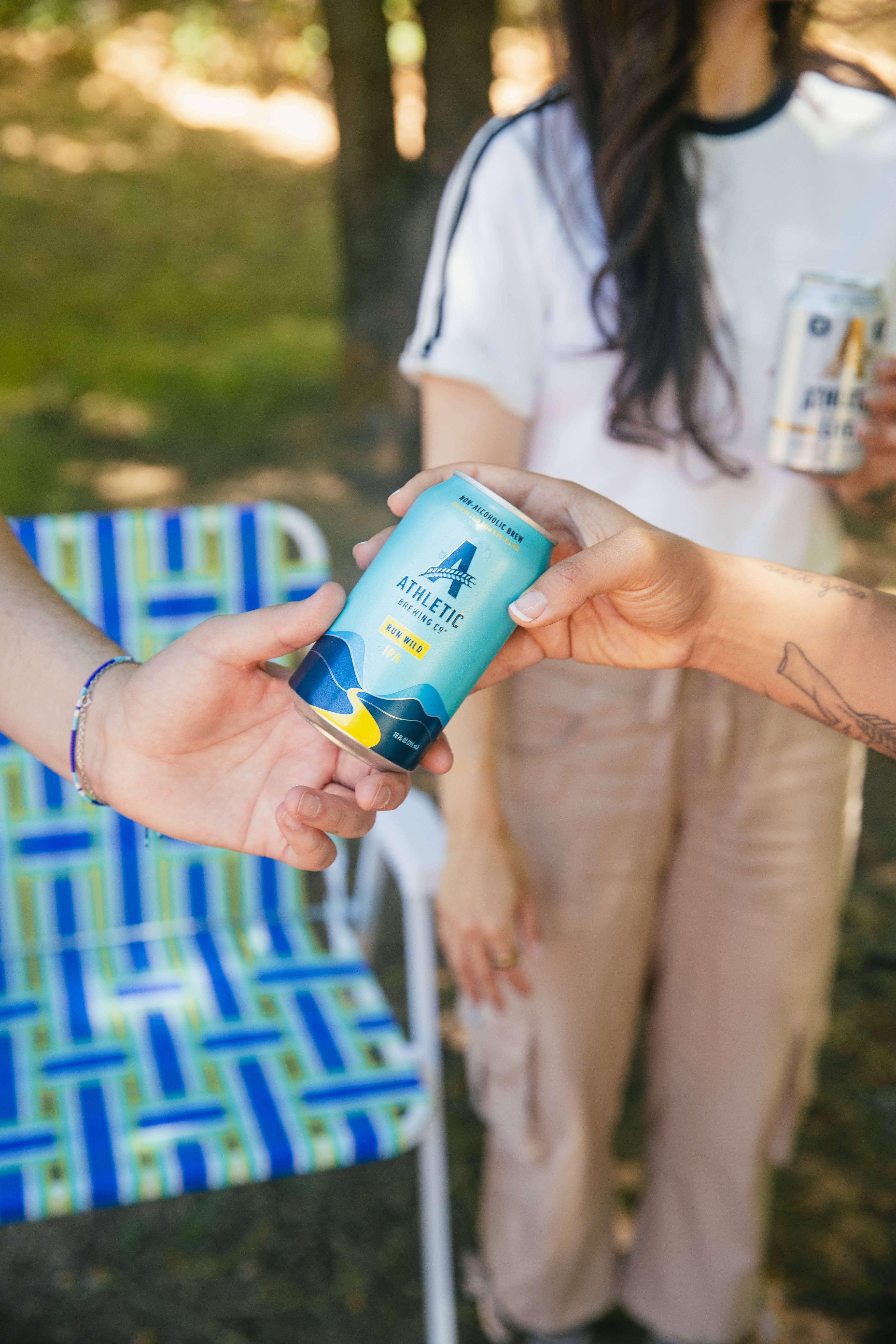 Athletic Brewing Company - Wholesale Non-Alcoholic Beer - Run Wild IPA (Non-Alcoholic) 24-Can Case of 4x6-Packs2