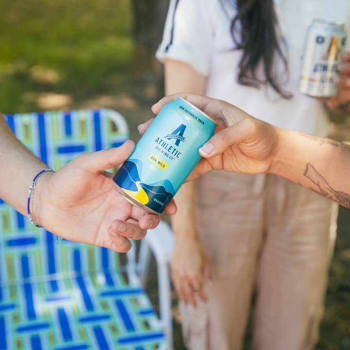 Athletic Brewing Company - Wholesale Non-Alcoholic Beer - Run Wild IPA (Non-Alcoholic) 24-Can Case of 4x6-Packs2