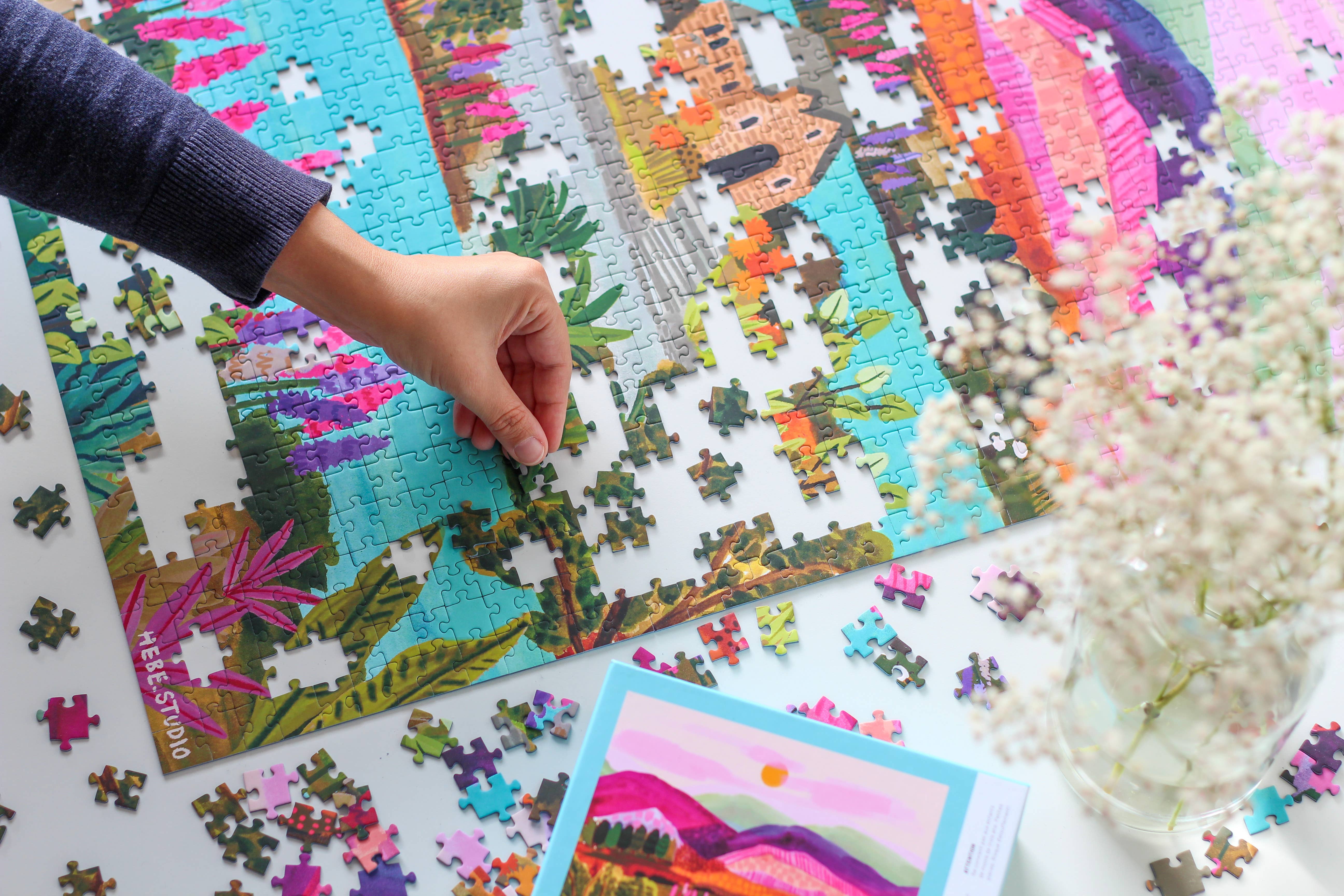 Piecely Puzzles – Engroshandel Puslespil - Voksen – Lake Tekapo puslespil (1000 stykker)2