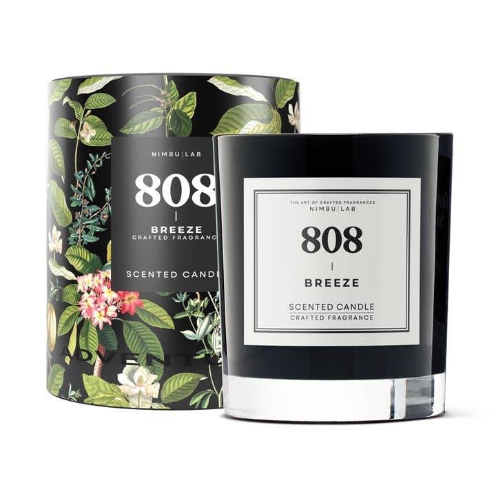 808 BREEZE - Salato e rinfrescante - Candela profumata 8oz per la vendita all'ingrosso da parte di Nimbu Lab - The Art Of Crafted Fragrances