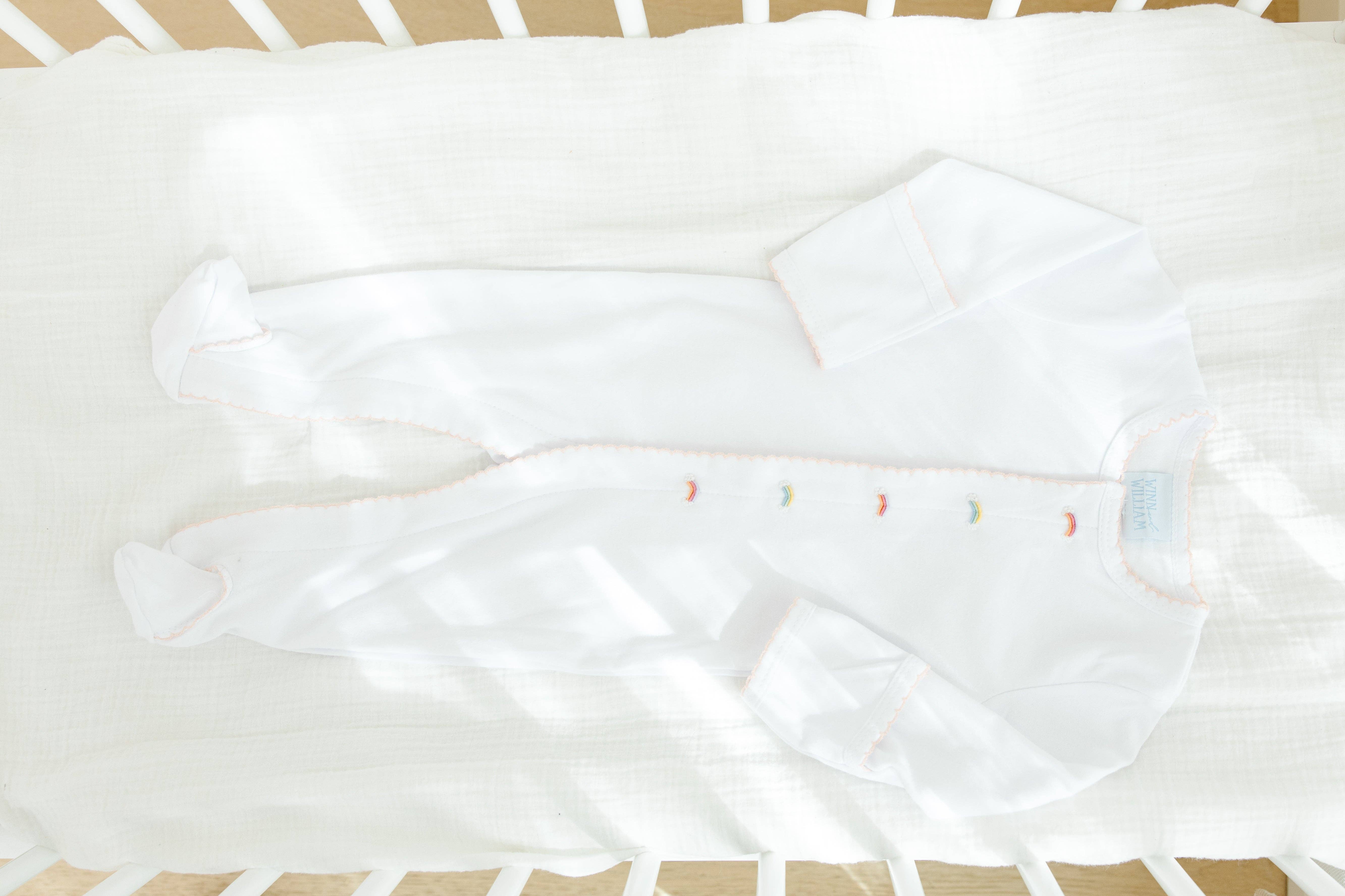 Winn and William - Wholesale Sleepsuit - Baby - Rainbows Sleeper2