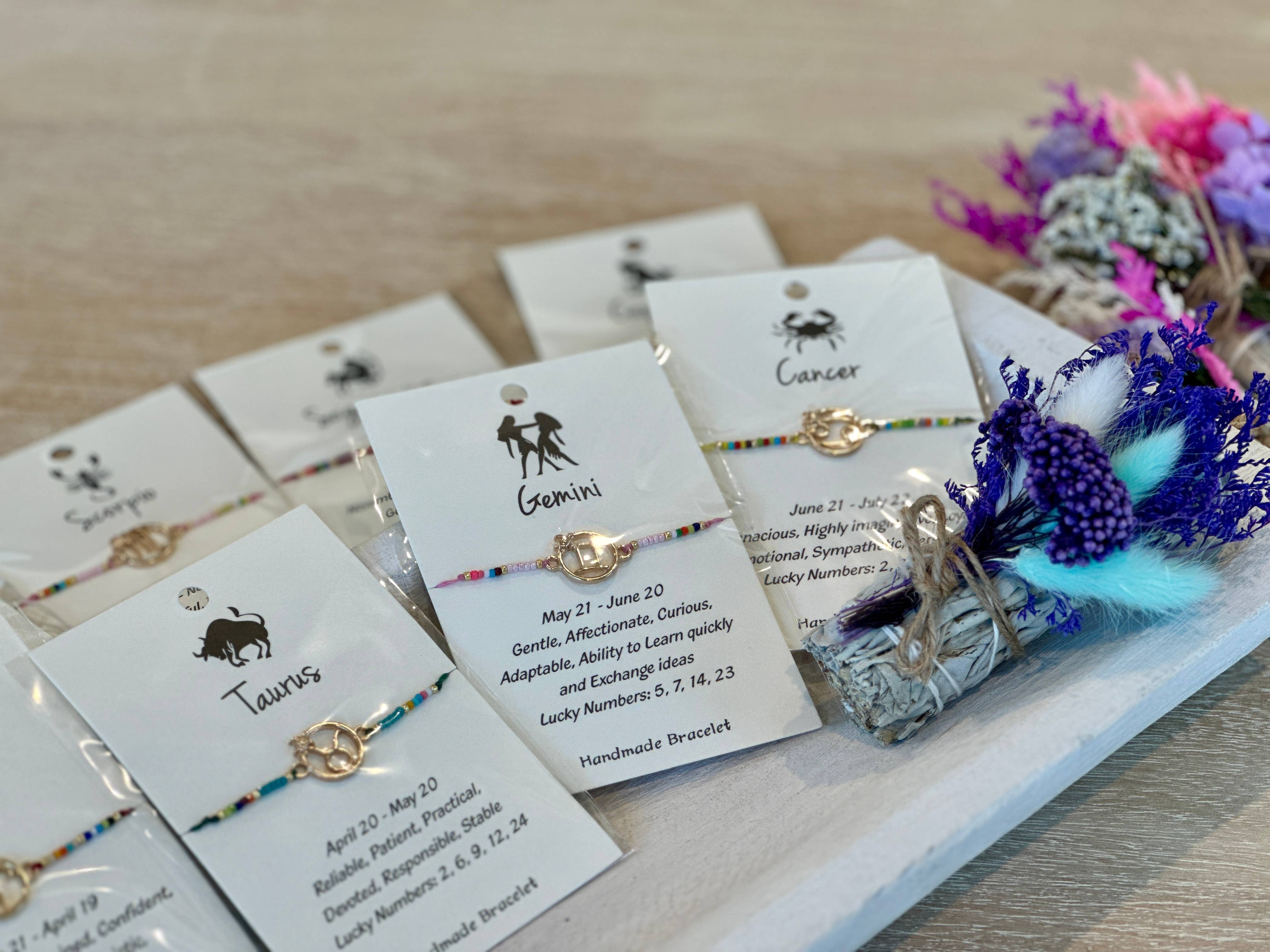 Picki Nicki – wholesale Beaded bracelet – Zodiac Sign Beaded Charm Bracelets Set of 361