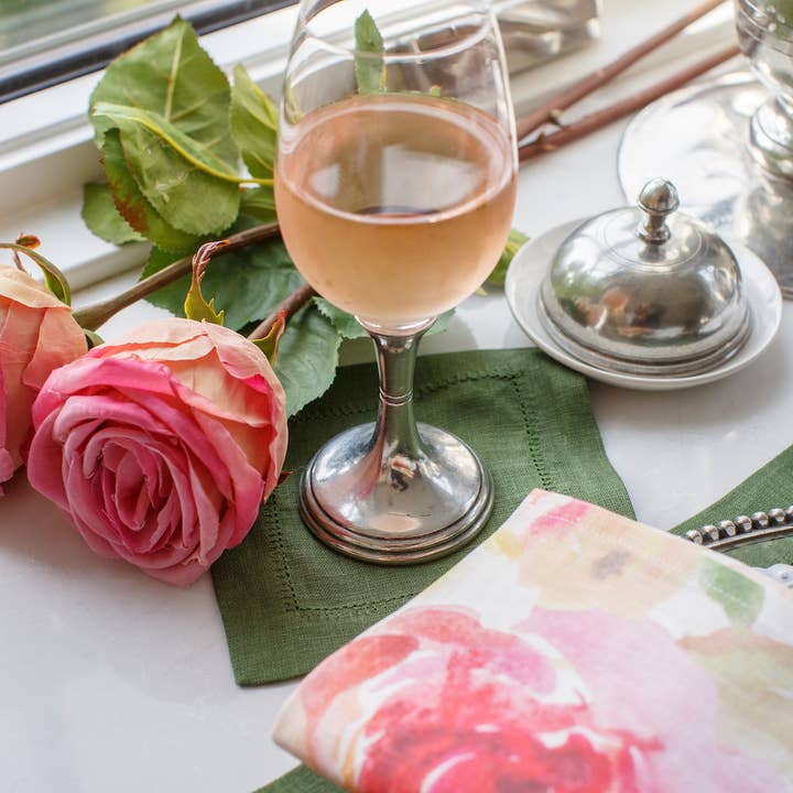 Arte Italica & Crown Linen Designs - Wholesale Butter Dish - Tuscan Round Butter Dish4