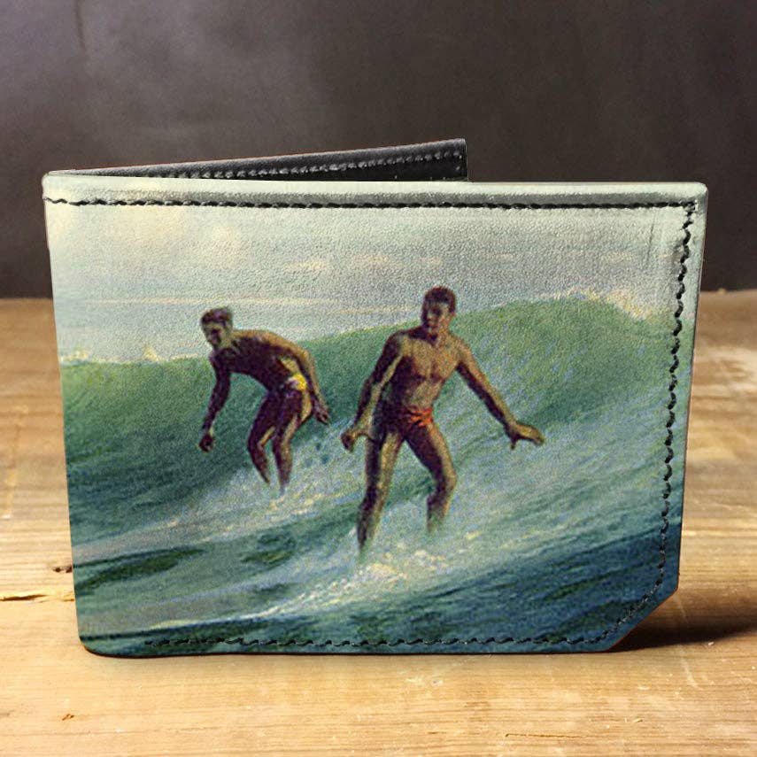 backerton - Vente Portefeuille – homme - Surf - Portefeuille en cuir Spectrum0