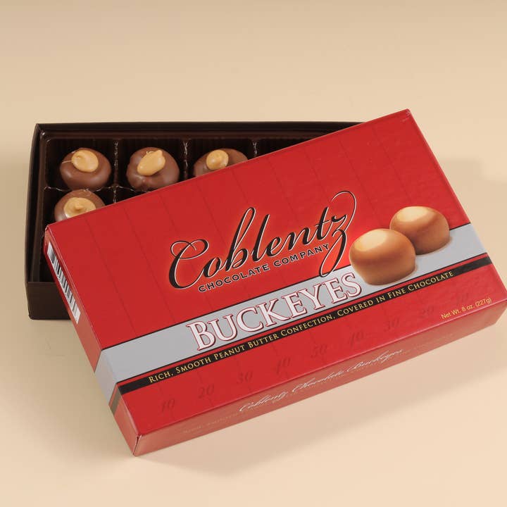 Coblentz Chocolate Company - Wholesale Chocolate Box - Peanut Butter Buckeye Gift Box