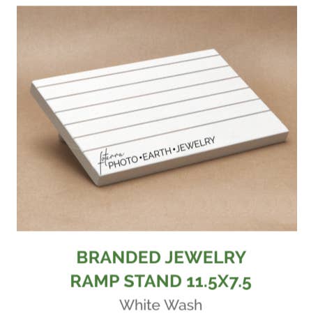 Présentoir à rampe de marque Foterra pour la vente par Foterra Jewelry