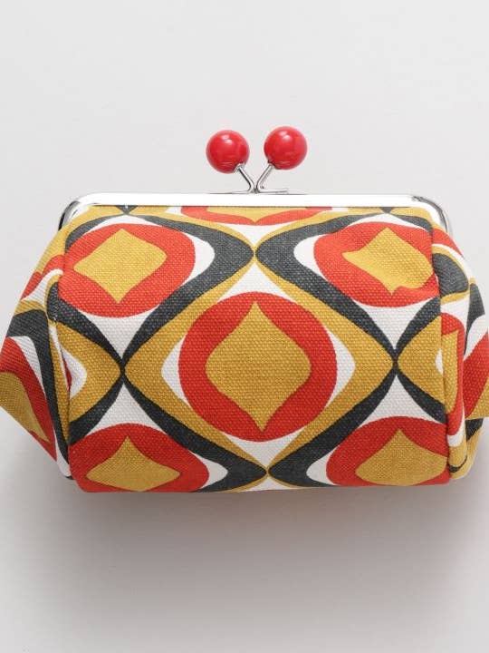 Classy Retro GAMAGUCHI Pouch for wholesale by Ametsuchi by Amina Collection