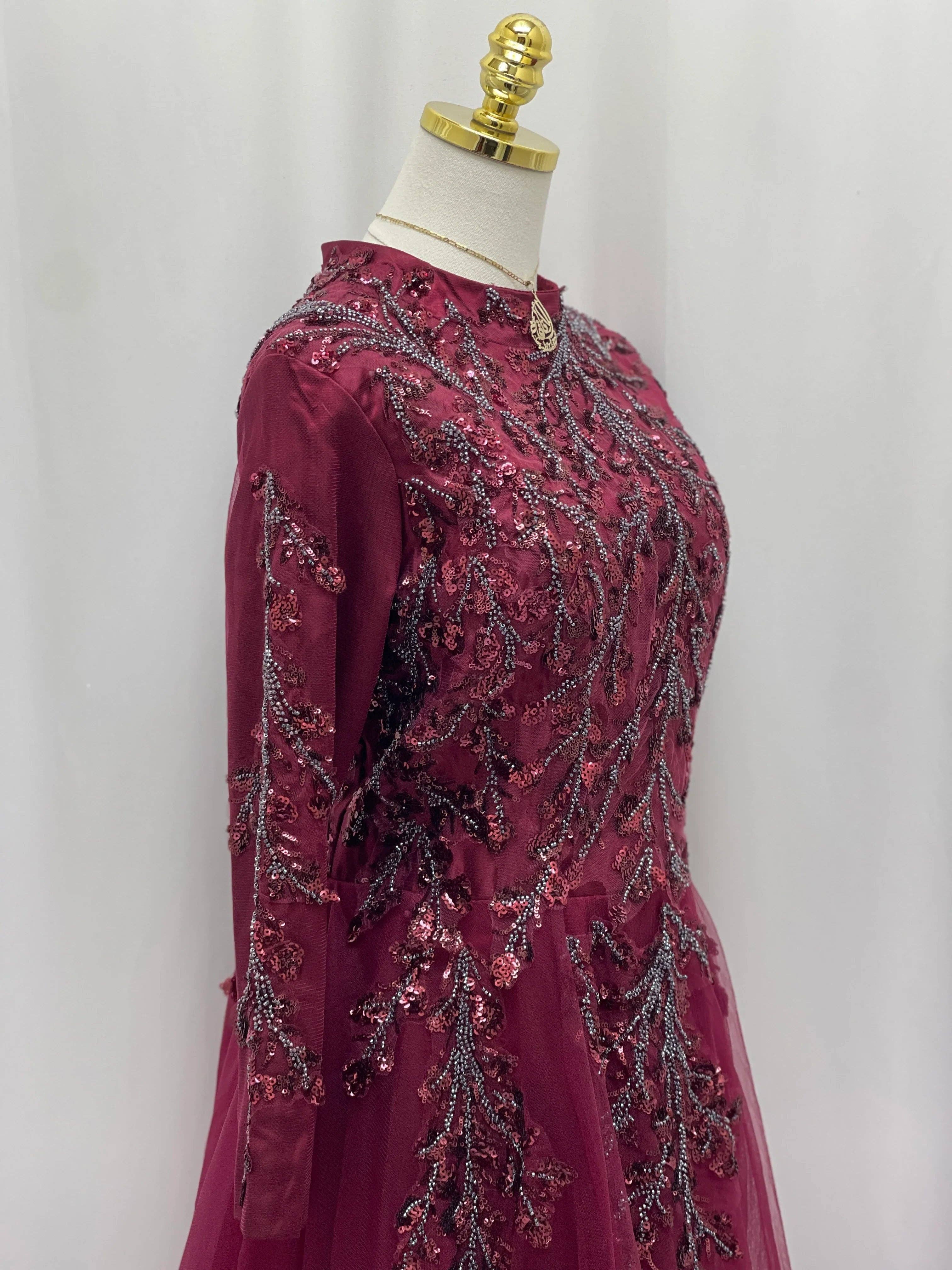 Palestinian Elegance - Wholesale Dress - Women's - Dew Branches Gown4