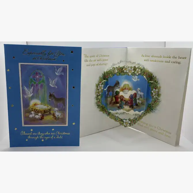 DICKENS INC. - Vente Cartes de Noël - Cartes de Noël en boîte pop-up 3D | ABX24B7