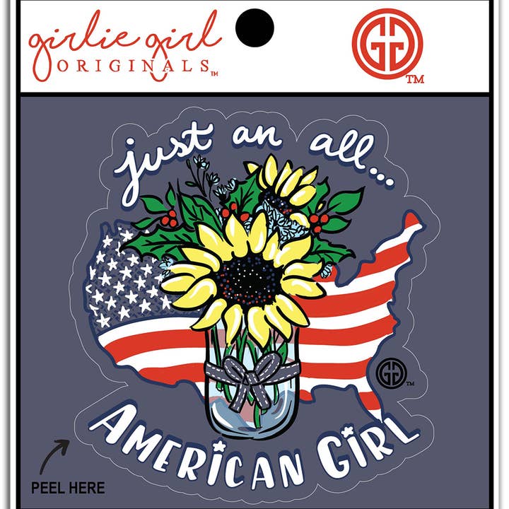 Girlie Girl Originals - Wholesale Sticker - Decal/Sticker Sunflower American Girl 2359