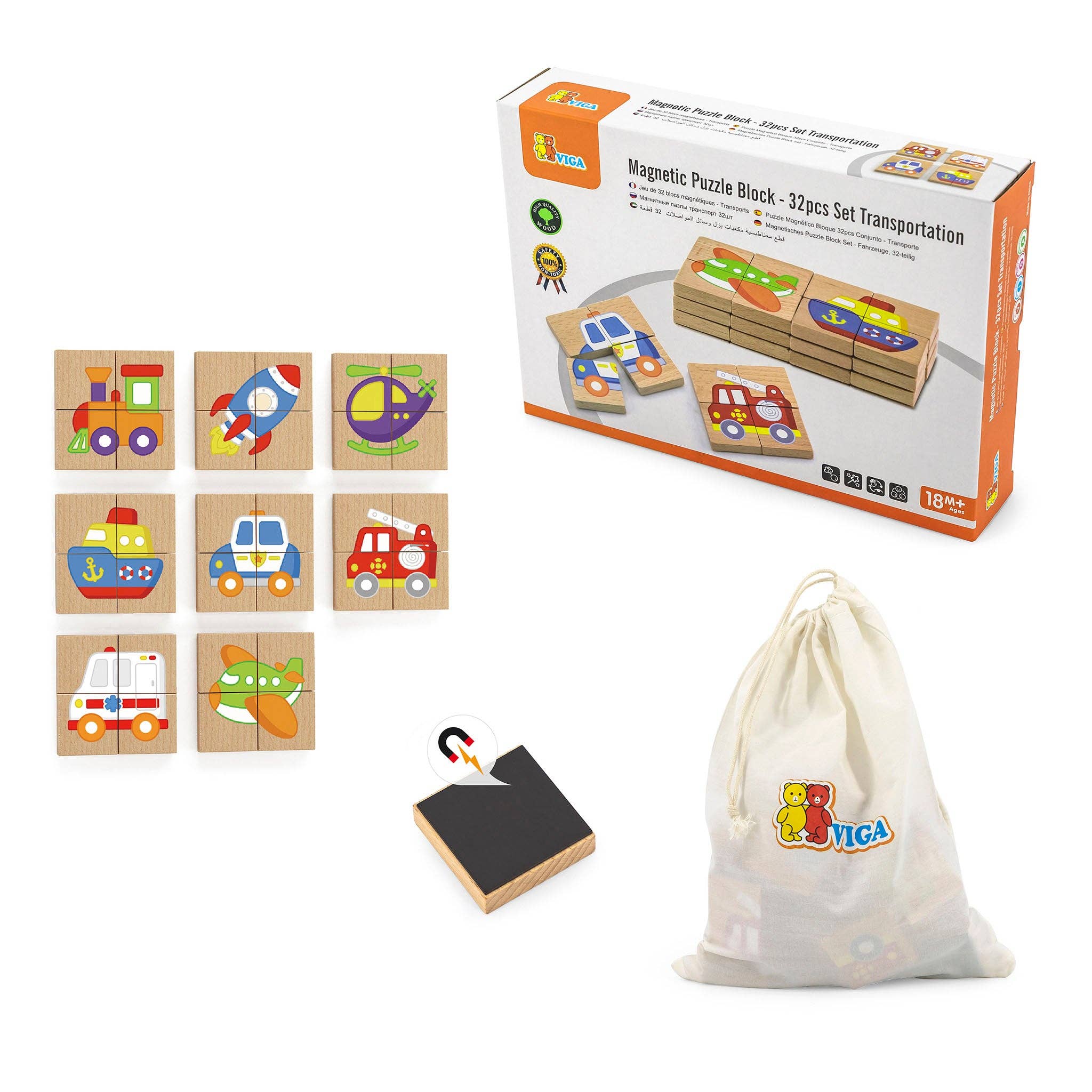 Kinder Life Inc. - Wholesale Blocks - Kids Baby - Engage Young Minds: Magnetic Block Sets for Endless Play & Learning - Transportation6