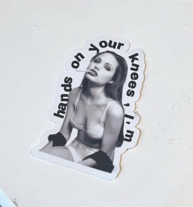 Literary by Ava - Wholesale Sticker - Angelina Jolie Inspired LDR Handmade Kiss-Cut Sticker0