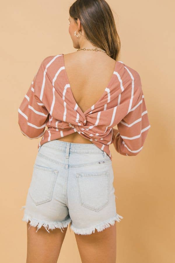 FLYING TOMATO - Vente Pull en maille – femme - Top pull réversibleJSW262512