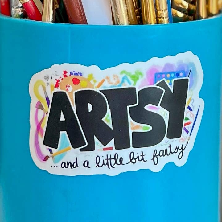 Artsy Fartsy Pegatina para venta al por mayor de Quikwit Stickers