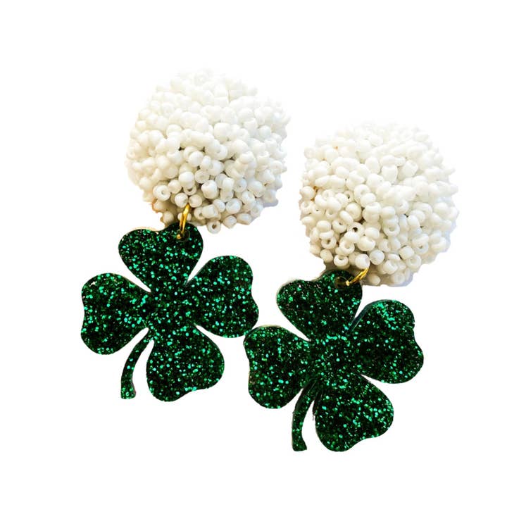 Scout Celebration Shamrock Earrings for wholesale by THE ACCESSORY SCOUT