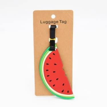 Watermelon travel/bag/luggage Tag/accessories for wholesale by Fleur de lys collections
