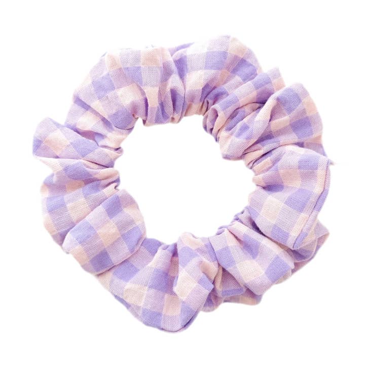 Kiki & Co. - Wholesale Scrunchie - Women’s - Scrunchie - Lilac Gingham0