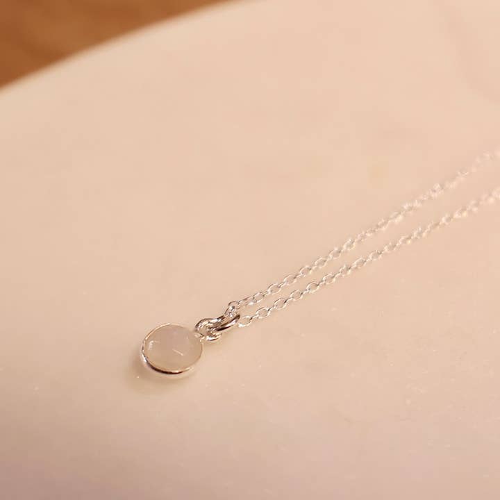 Moonstone Necklace - Semi-Fine Birthstone Jewellery for wholesale by Honey and Kettle