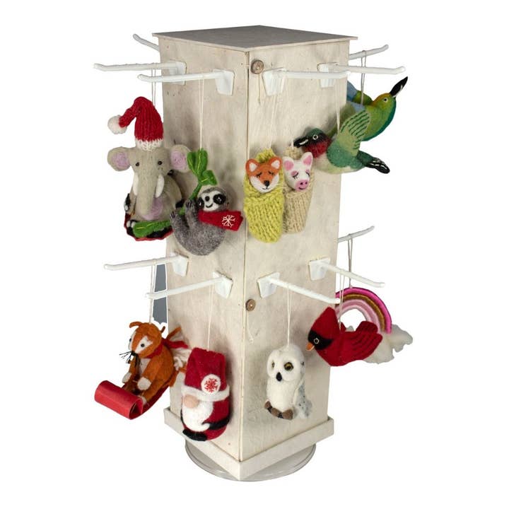 dZi Handmade - Wholesale Ornament - Ornament Spinner Display (ONLY w/32+ ornament purchase)1