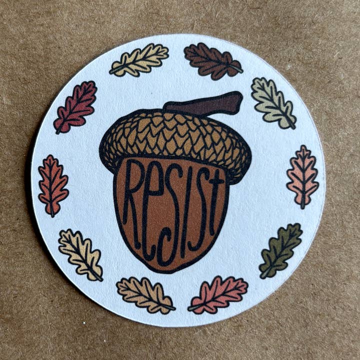 Autocollant Résiste Gland pour la vente par AnneArchy