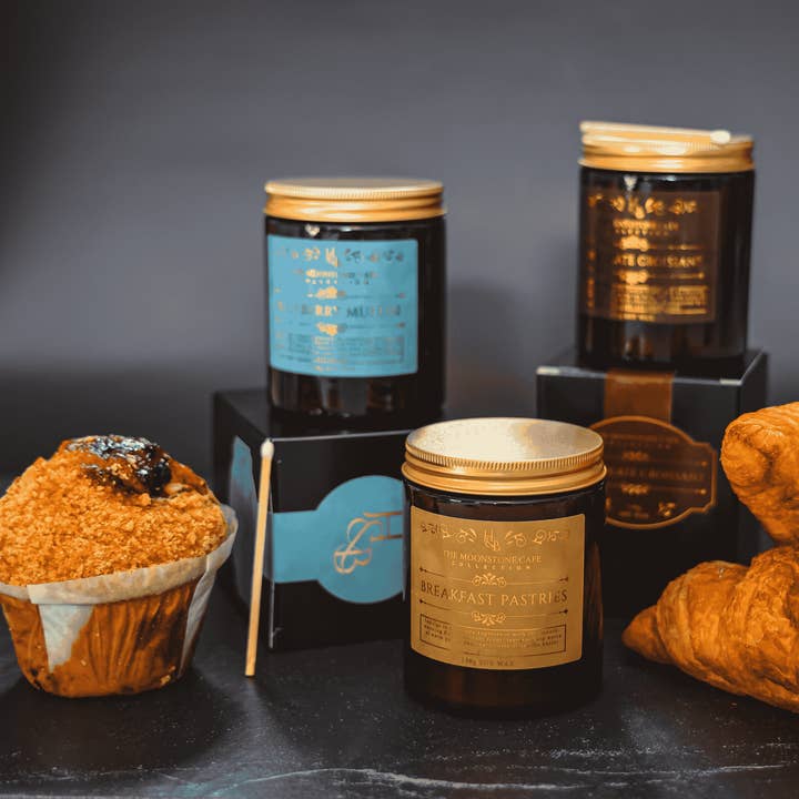 Hex & Boon – wholesale Jar/filled candle – Breakfast Pastries Scented Soy Candle 130g5