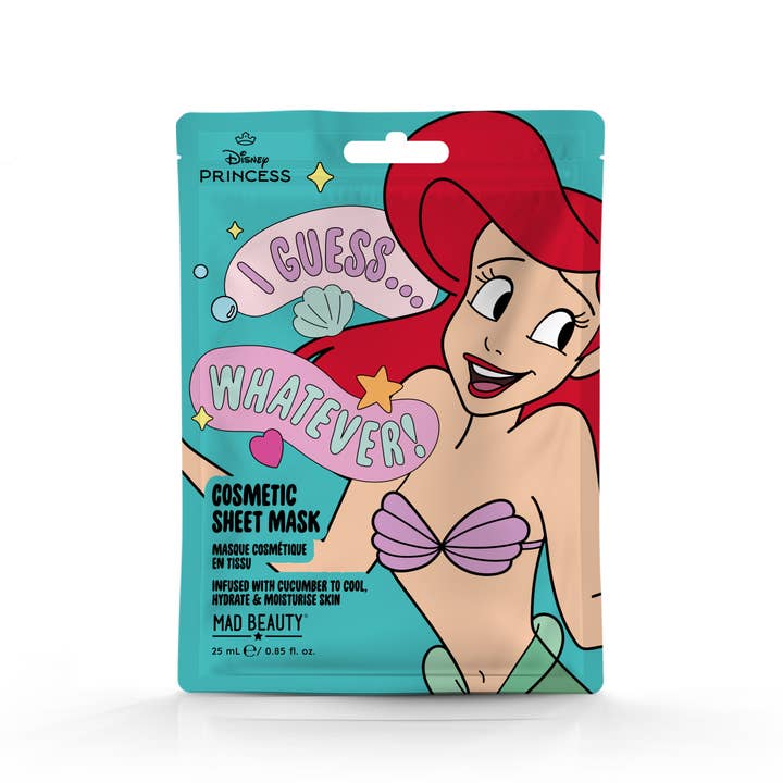 Mad Beauty - Vendita all'ingrosso Maschera viso - Mad Beauty Disney Princess - Maschera Cosmetica in Tessuto Ariel