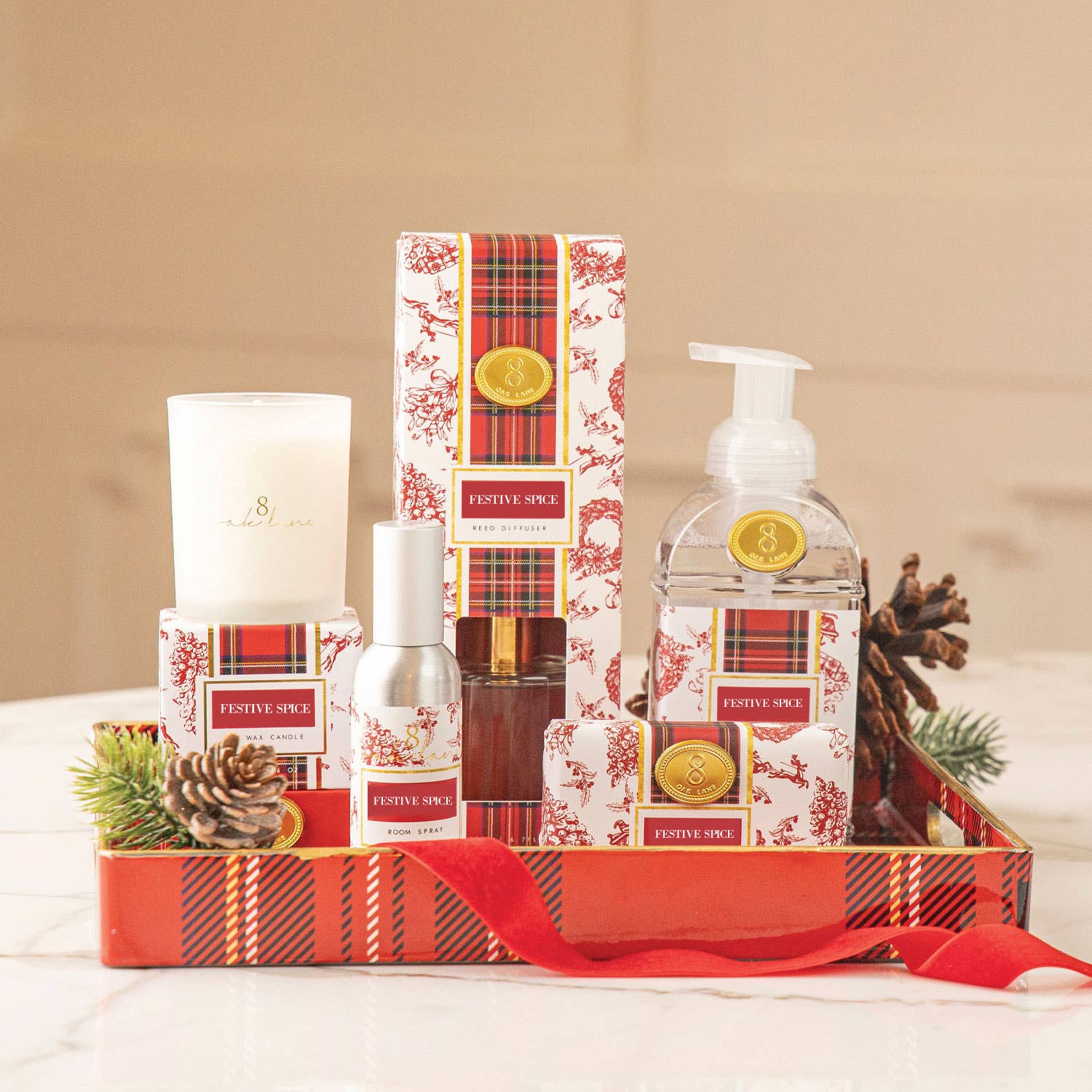 8 Oak Lane - Wholesale Bar Soap - Festive Spice Wrapped Bar Soap2