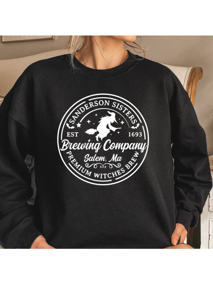 Rags Revived - Wholesale Graphic Sweatshirt - Women's - Sanderson Sisters Hocus Pocus Crewneck Sweatshirt1