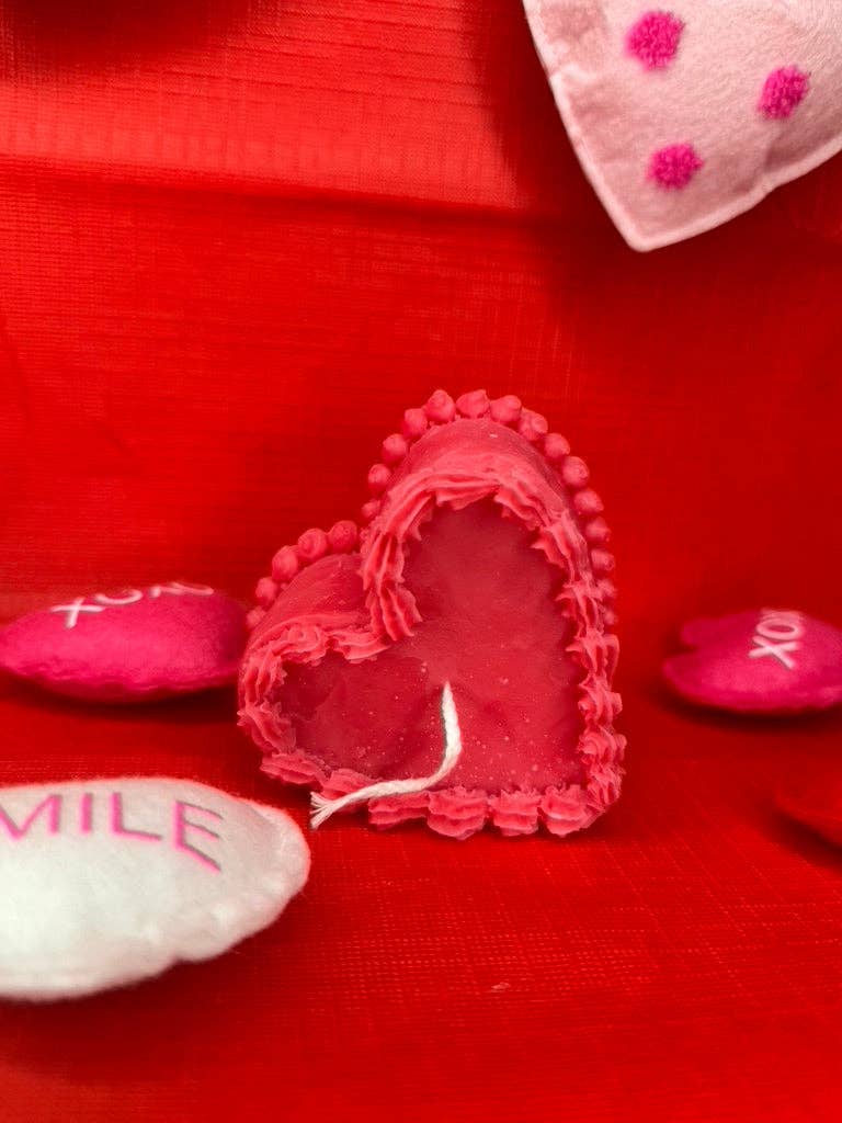 LitwLilit - Wholesale Novelty Candle - Heart shaped cake candle3
